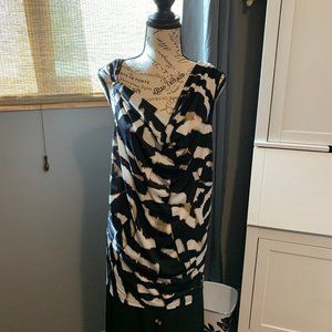 Animal print shell for business or church size 3X